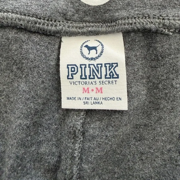 VS Gray Fold-Over Waist Polka Dot Yoga Pants - Picture 5 of 9